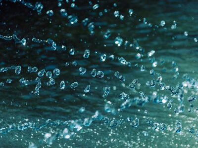 water, drops, splash, fountain, water feature, liquid, nature, element, transparent