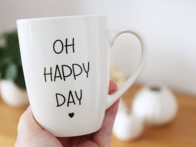 cup, text, happy, statement, porcelain, ceramic, drink, pleasure