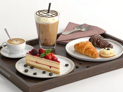 coffee, café, latte, cappuccino, espresso, barista, latte art, coffee beans, grinder, iced coffee, hot coffee, café interior, coffee cup, coffee shop, cozy café, coffee culture, breakfast, croissant, coffee lifestyle, caffeine, mug, takeaway coffee, americano, flat lay, cup, ai generated