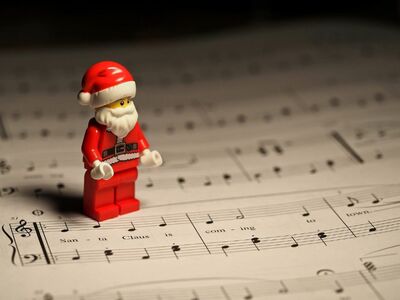 santa claus, nicholas, lego, miniature, christmas music, christmas concert, christmas carols, hd wallpaper, christmas background
