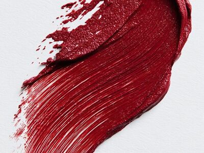 lipstick, lipstick texture, creamy, glossy, smear, abstract texture, beauty background, product texture, cosmetic swatch, red color, makeup texture, makeup smear, white background, cosmetic product, vivid color, macro, cosmetic texture, brush strokes