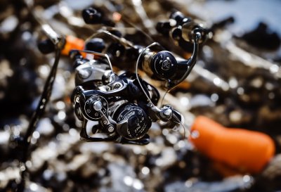 spinning reel, boat show, fishing, fishing reel
