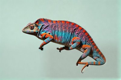 background, animal, colors, chameleon, reptile, nature, lizard, exotic, beautiful wallpaper, color, drawing