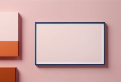 ai generated, mockup, frame, square, background, pink, balloon, string, hanging, decoration, design, template, blank, display, product, showcase, surface, texture, space, empty, advert, advertise, advertising, backdrop