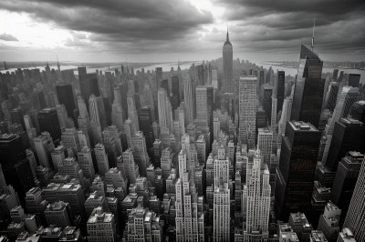 buildings, perspective, nyc, manhattan, newyork, city, america, architecture, skyscraper, street, fifth avenue, building, urban