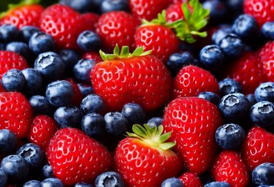 berries, strawberries, blueberries, raspberries, blackberries, fresh, nature, natural, organic, healthy food, vitamins, dessert, rainbow, nutrition, antioxidant, colorful, breakfast, summertime, sweet, red fruits