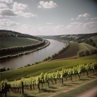 landscape, nature, flow, moselle, vineyards, germany, village, church