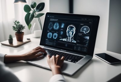 artificial intelligence, automation, nature, machine learning, laptop, workspace, modern design, remote work, desk, productivity, digital workflow, neutral tones, natural lighting, professional, home office, coffee cup, plant, creative workspace, teamwork, office plant