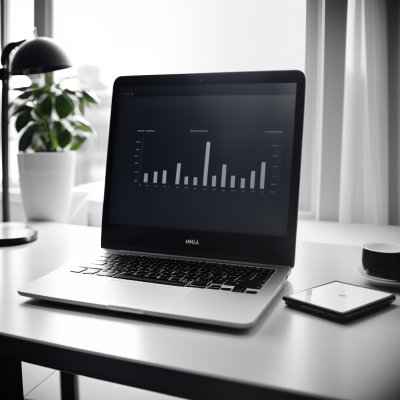 business, growth, computer, data analysis, financial growth, statistics, trend, office desk, productivity, strategy, modern workspace, success, digital screen, report, corporate, economic growth, business planning, natural light, work report