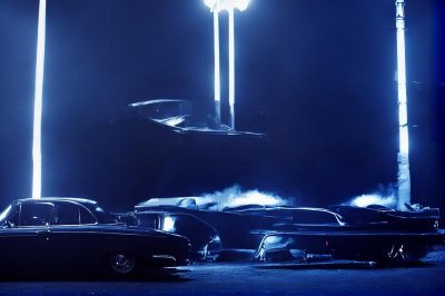 car, vintage, classic, retro, transportation, luxury, speed, design, night scene, blue light, modern background, car wallpapers, dark style, metallic, neon lights, sports car, lighting effects, silhouette, illumination, reflection, fluid, image art