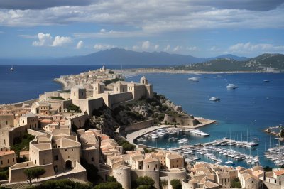 calvi, corsica, sea, port, mediterranean, citadel, historic center, summer vacation, vacations, island, water, city, vacation, bay, france, heaven, horizon, summer holidays, sun, landscape, expanse, far, boats, marina