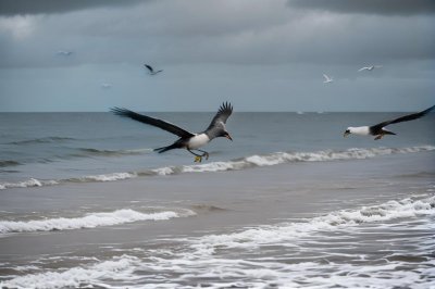 birds, flying, nature, wildlife, coast, marine environment, beach, sand, natural, bird flight, beach sand, birds in flight, sandy environment, coastal birds, peace, tranquil landscape, gentle waves, beach scenery, focused subject
