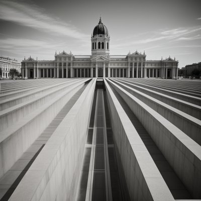 architecture, modern, symmetry, building, city, museum, valencia, urban, exterior, clouds, blue sky, texture, geometric, futuristic, windows, arch, architectural design, nature, construction, modern architecture, creative design