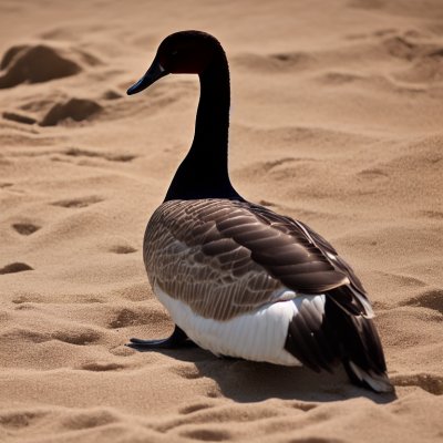 canadian goose, goose, nature, bird, animal, beach, sand, waterfowl, wildlife, shore, canadian geese, plumage, beak, sitting bird, close-up, black-and-white pattern, wild bird, partridge