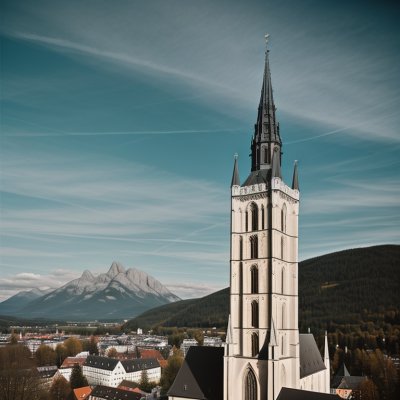 tower, church, architecture, germany, bavaria, mountains, alps, nature, historical, christianity, sunset, twilight, clouds, landscape, dome, outdoors, evening light, tyrol