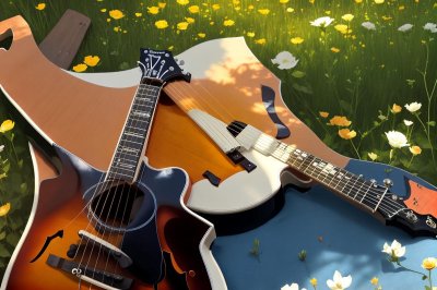 mandolin, guitar fretboard, rose, acoustic guitar, meadow, concert, spring, flower, musical instrument, melody, string instrument, music, garden party, romance, blossom, outdoors, romantic atmosphere, festival, guitar
