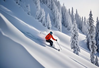 skiing, snow, winter, nature, sports, landscape, cold, alps, skier, track, ski track, lift, chairlift, frozen, lone, slope, ice, adrenaline, adventure, leisure