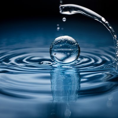 bubble, water, splash, liquid, surface, reflection, blue, nature, refreshing, shine, drops, depth, transparency, scattering, art, macro, water drops, ripples, quiet, waves