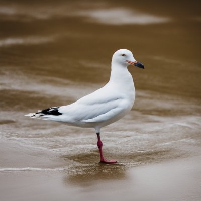 seagull, bird, fauna, ocean, nature, feathers, ornithology, gull, wildlife, beach, water, coast, wild bird, water bird, animal, sea foam, shorebird, standing and looking, single bird