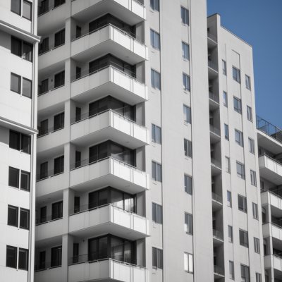 apartment building, balcony, urban, modern architecture, glass windows, facade, construction design, urban living, residential area, multi-story building, bright look, concrete construction, housing complexes, rental apartments, neighborhood, investment opportunity, urban environment, comfortable living, building with balconies, scenic view, balcony flowers, North Rhine-Westphalia, Germany, Cologne