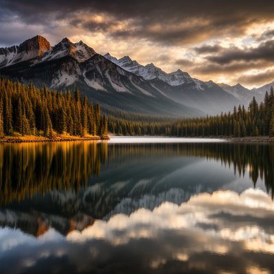 reflections, mountains, lake, nature, sunset, landscape, forest, cloudy, alps, tranquility, breathtaking, peaceful, hiking, serenity, dusk, blue sky, silent, wonder, snow, tourist
