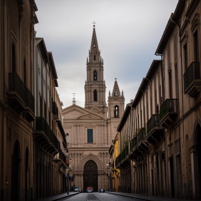 catania, cathedral, city landmark, narrow street, historic architecture, overcast sky, italian cityscape, cobblestone, pedestrians, old buildings, southern italy, travel photography, tourism, urban silhouette, city life, dome, streetscape, local architecture, culture, europe, summer day