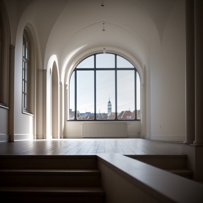 copenhagen, architecture, tower, stairs, windows, arch, light, bricks, floor, interior, cultural heritage, historic, route, tourist, space, lighting, dome, vaulted, round, pathway