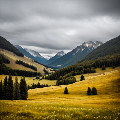 mountains, landscape, trees, forests, meadows, hilly, alpine, hike, grass, blue sky, nature, mountain range, panorama, excursion, trekking, natural scenery, view, relaxation