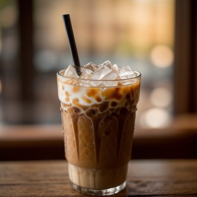 iced coffee, straw, milk, ice, sunlight, beverage, cold, interior, early morning, refreshing, cooling, focus, glass, blur, nature, sunset, coffee culture, black coffee, swirled, lactose-free, bronze, milk foam