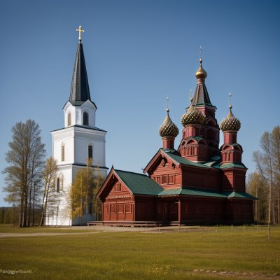 wooden, church, kizhi, pogost, lake onega, karelia, russia, architecture, religion, sky, orthodox, history, culture, travel, landmark, ancient, dome, nature, cross, tower, temple