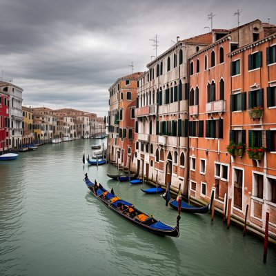 venice, canal, gondola, architecture, historic, buildings, tourism, summery, view, merchants, restaurants, colorful, sunny, europe, tourist, river, tourist attraction, old town, blue sky, cityscape