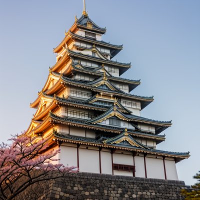 japanese castle, osaka, osaka castle, architecture, landmark, nature, heritage, historical, samurai, bushido, defense, stone, traditional, imperial, culture, intact, tourism, refuge, symbol, sunrise, japanese culture