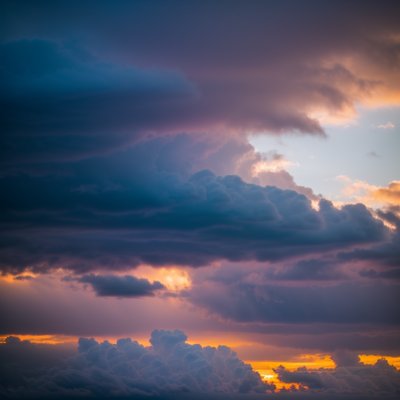 clouds, sky, sunset, colorful landscape, twilight, storm, rain, darkness, dawn, drama, contrast, storm clouds, evening sky, landscape, nature, thunderstorm clouds, positivity, storm in clouds, magical moment, weather change