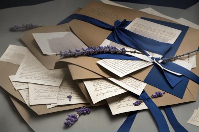 gift, sheet music, dried lavender, ribbon, envelope, romance, musical motif, nostalgia, warm feeling, handmade, shadow, light and shadow, vintage, fine art, monochrome, craft, artistic composition, elegant, minimalism