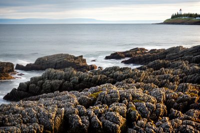lighthouse, landscape, canada, cape breton, nature, nova scotia, ocean, sunset, motorcycle, biker, atlantic, sea, destination, water, louisbourg, road, coast, journey, natural, view, travel, rural
