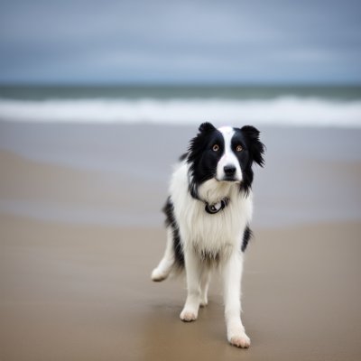 border collie, dog, beach, ball, sea, sand, wet, playing, smart dog, flying in the air, tidal, puppy, coast, active, running, year, chased, sprint, spring, happiness, light