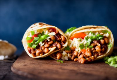 burrito, chicken, rice, beans, tortilla, grilled, fresh, healthy, tasty, salsa, lime, cilantro, lunch, dinner, mexican, delicious, cheese, tomato, green, exotic