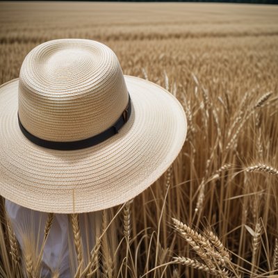 hat, wheat field, summer day, straw hat, nature, agriculture, ripe, spring, summer, harvest, grains, golden, straw, ear season, grain, sun hat, culture, peace in nature, hidden treasure, outdoor