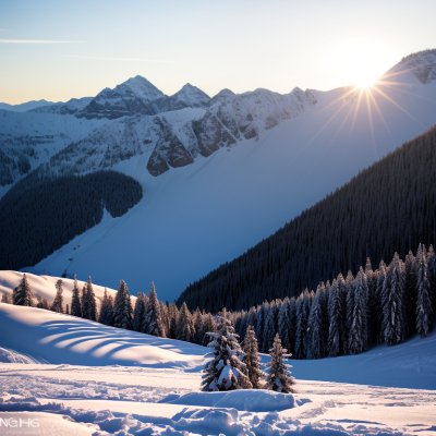 mountain, landscape, peak, scenic, winter, sunset, snow, forest, shadow, atmospheric, croatia, velebit, mountain valley, mediterranean, nature, nature reserve, wilderness, hiking trail, peace, peaceful