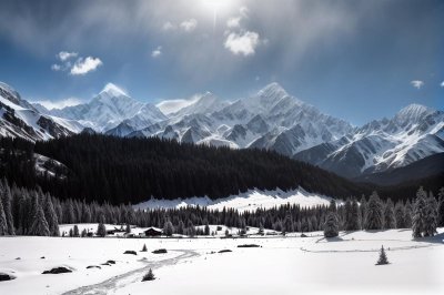 himalayas, fairy meadows, snow, nature, forest, mountains, sunshine, tree, winter, blue sky, snow forest shadow, tourist destination, white mountains, frost, panorama, shot, nature trip, fresh air, mountain nature, gilgit-baltistan, hiking, pakistan