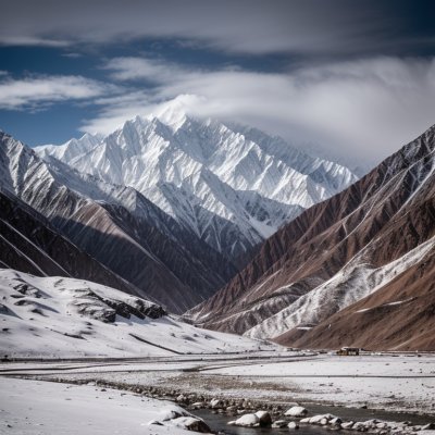 pakistan, gilgit-baltistan, karakoram, mountains, snow, landscape, nature, clouds, sky, rocks, flag, pakistani flag, karakoram mountains, snow-capped mountains, majestic nature, hiking, panorama, terrain, natural beauty