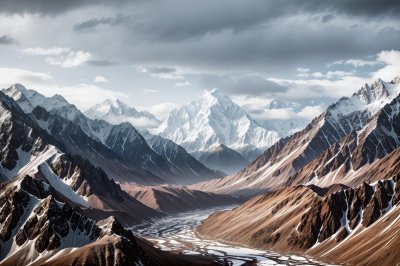 mountains, natural landscape, pakistan, himalaya, gilgit-baltistan, nanga parbat, stones, sky, clouds, landscape, accessibility, calm, adventure, emptiness, nature, rock, wilderness, climatic conditions, peace