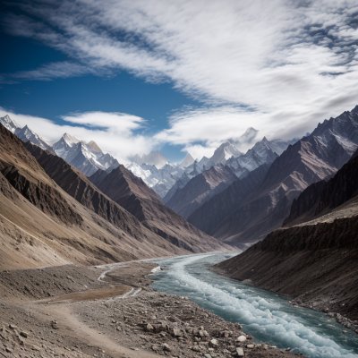 mountains, sky, river, glacier, balistan, clouds, hunza river, passu cones, landscape, karakorum, pakistan, batura, karakoram mountains, rock formations, snow, gojal, nature, mountain peaks, canyon, trees