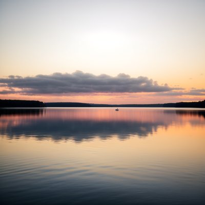 lake, reflection, sunrise, boat, calm, nature, sky, cloudy, soft light, silhouette, romantic, beautiful, peace, geometry, dawn, spain, region murcia, two boats, mar menor