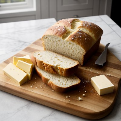 bread, cutting board, butter, kitchen, fresh, food, slice, home, baked goods, snack, wood, butter for breakfast, baking, breakfast, delicious, hobby, comfort, afternoon tea, crispy