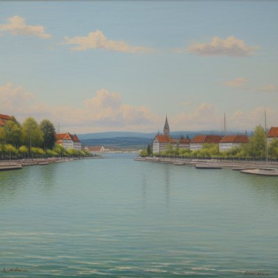 friedrichshafen, lake constance, nature, germany, water, lake, ship, picturesque, landscape, town, coast, vacation, summer, europe, historic, clean, tourist destination, boat ride, afternoon, refreshing, house