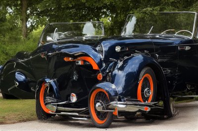car, vintage, panhard, cabriolet, historic, antique, vintage car, brass, lantern, 1890s-1930s, wheel seat, red wheels, open top car, historical vehicle, country roads, leather seats, ivy, leather canopy, steam car