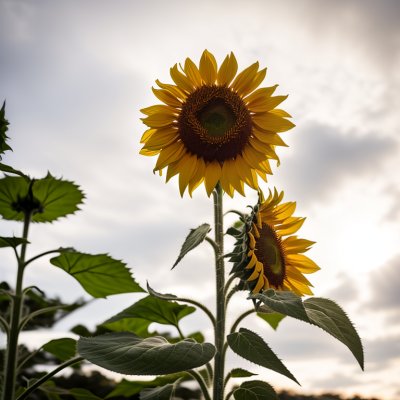 sunflower, nature, summer, garden, blooming, plant, natural, sun, bright, outdoors, sunny, panorama, flowers, rural, clear, picture, yellow, air, leaf, structure
