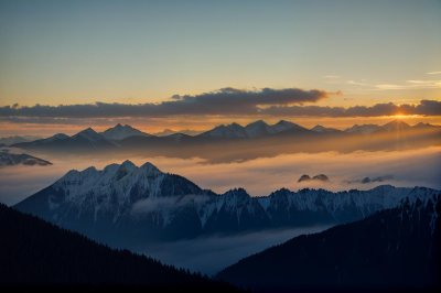 sunrise, nature, sunset, dawn, alps, carinthia, austria, landscape, sky, clouds, morning, sunlight, mountains, panorama, sunshine, light level, view, hiking