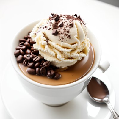 ice cream, chocolate, coffee beans, dessert, coffee, spoon, cream, cold, tasty, cup, curd, coffee cup, dairy, holiday, iced coffee, sweet, gourmet, table setting, texture, taste, ice cream scoop